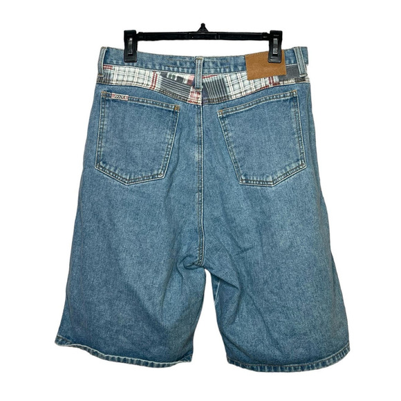 Zena Jeans Y2K Vintage Light Wash 100% Cotton Denim High Rise Shorts Size 16 - Picture 2 of 10